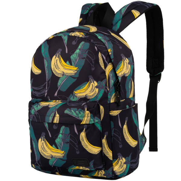 Laptop backpack 2E BPT6114BB, TeensPack Bananas 13″, Black