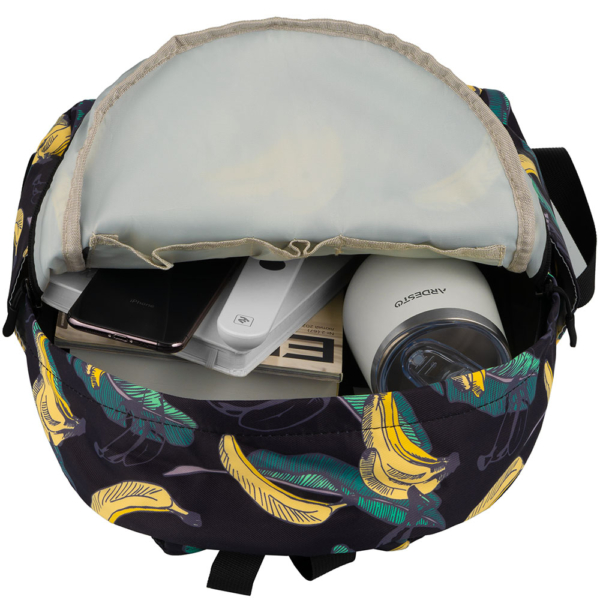 Рюкзак для ноутбука 2E BPT6114BB, TeensPack Bananas 13″, Black
