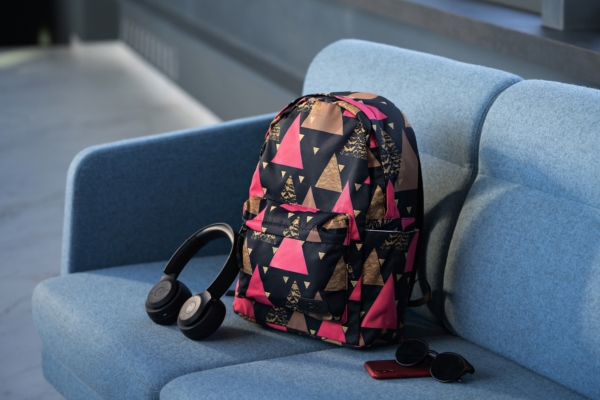 Рюкзак для ноутбука 2Е BPT6114BK, TeensPack Triangles 13″, Black