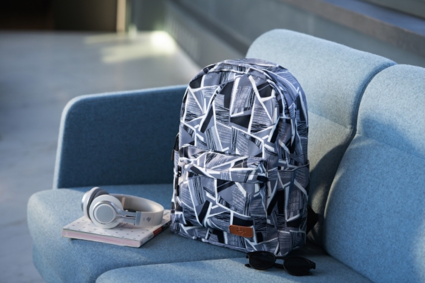 Laptop backpack 2E BPT6114GA, TeensPack Absrtraction 13″, Grey