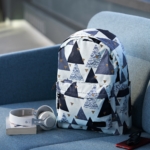Laptop backpack 2E BPT6114WT, TeensPack Triangles 13″, White