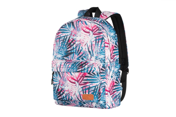 Laptop backpack 2E BPT6114PK, TeensPack Palms, Pink