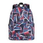 Рюкзак для ноутбука 2E BPT6114RB, TeensPack Absrtraction, Red/Blue