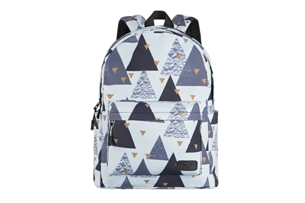Laptop backpack 2E BPT6114WT, TeensPack Triangles 13″, White