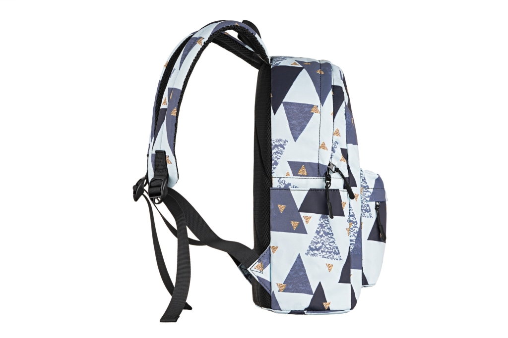 Laptop backpack 2E BPT6114WT, TeensPack Triangles 13″, White