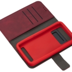 Чехол 2E Silk Touch универсальный для смартфонов с диагональю 4.5-5″, Сarmine red