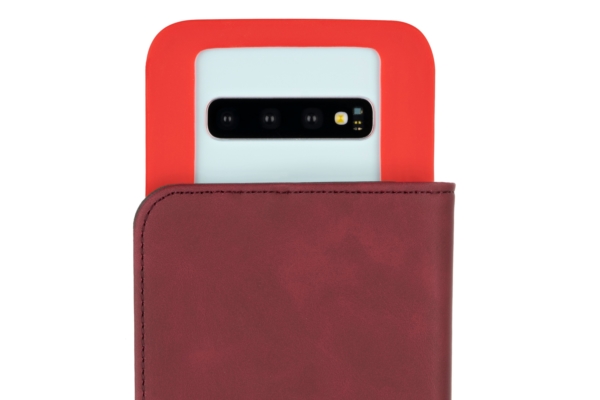 Чехол 2E Silk Touch универсальный для смартфонов с диагональю 4.5-5″, Сarmine red