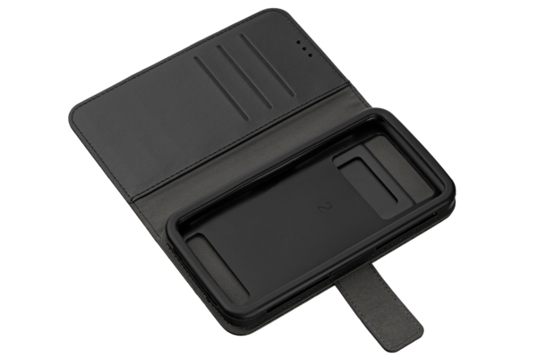 Чохол 2E Eco Leather універсальний для смартфонів з діагоналлю 6-6.5″, Black