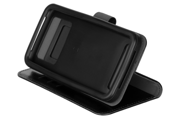 Чохол 2E Eco Leather універсальний для смартфонів з діагоналлю 6-6.5″, Black