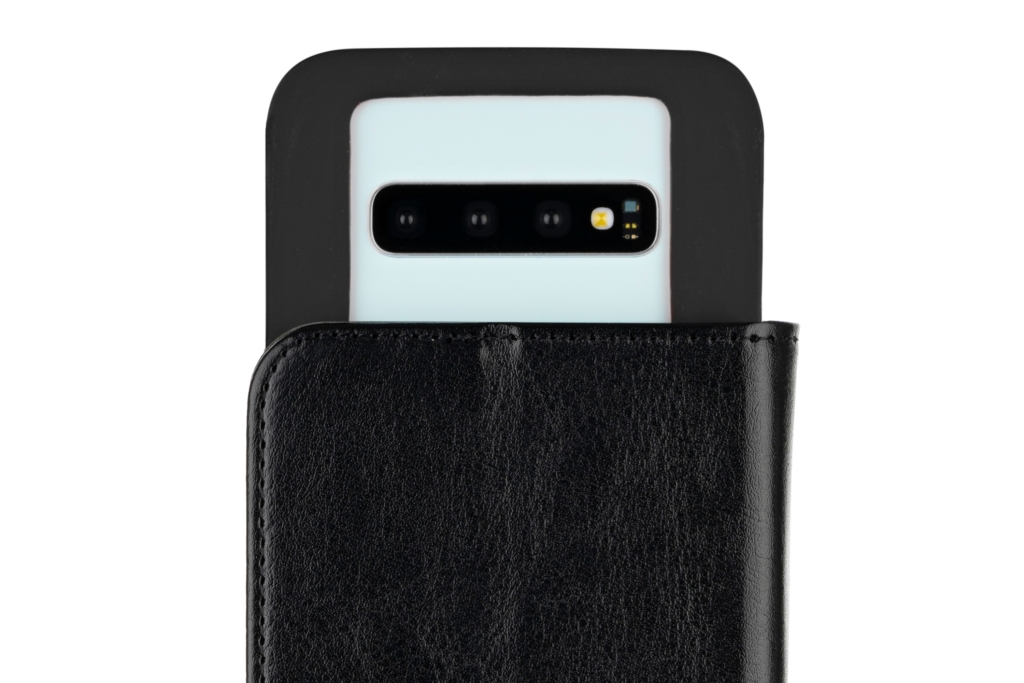 Чохол 2E Eco Leather універсальний для смартфонів з діагоналлю 6-6.5″, Black