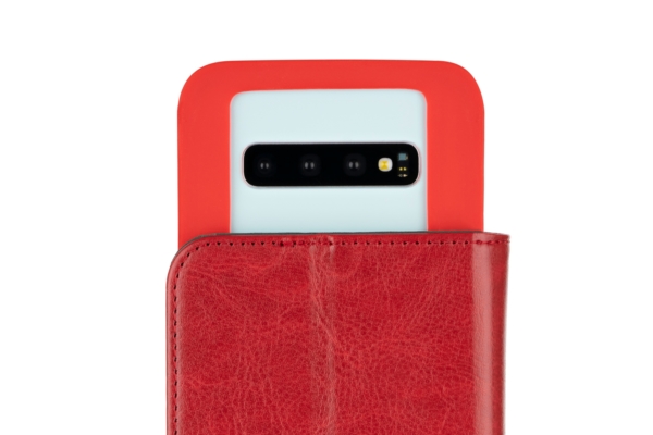 2E Eco Leather Universal Case for smartphones up to 6-6.5″, Red