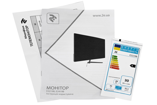 Монітор 2E E2219B Black
