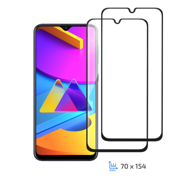 Комплект 2 в 1 защитное стекло 2E для Samsung Galaxy M10s, 2.5D FCFG, Black