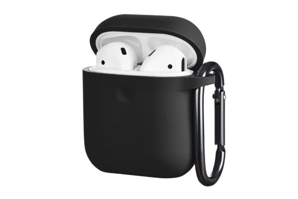 Чехол 2Е для Apple AirPods, Pure Color Silicone (3.0mm), Black