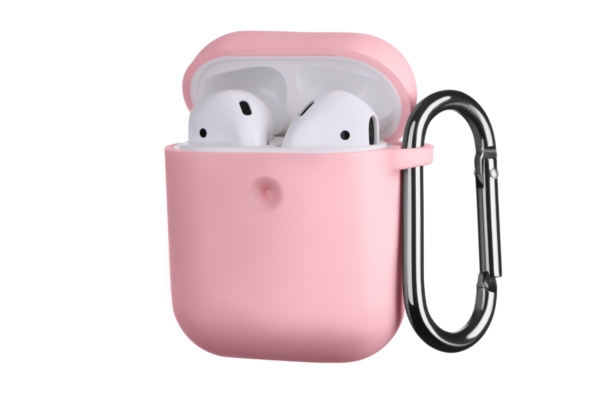 Чехол 2Е для Apple AirPods, Pure Color Silicone (3.0mm), Light pink