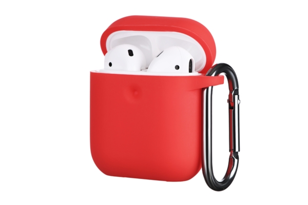 Чехол 2Е для Apple AirPods, Pure Color Silicone (3.0mm), Red