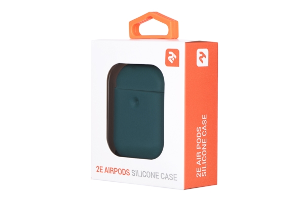 Чехол 2Е для Apple AirPods, Pure Color Silicone (3.0mm), Star Blue
