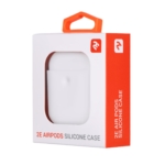 Чехол 2Е для Apple AirPods, Pure Color Silicone (3.0mm), White