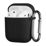Чохол 2Е для Apple AirPods, Pure Color Silicone Imprint (1.5mm), Black