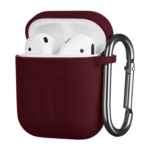 Чехол 2Е для Apple AirPods, Pure Color Silicone Imprint (1.5mm), Marsala