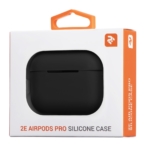 Чохол 2Е для навушників Apple AirPods Pro, Pure Color Silicone (2.5mm), Black