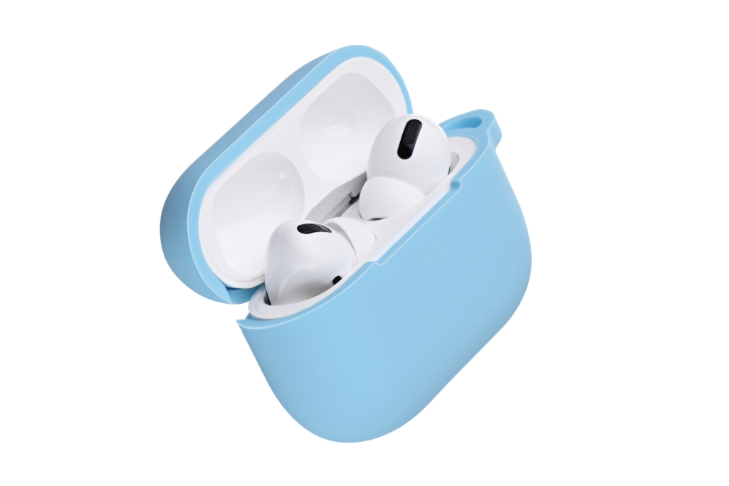 2Е earphone case for Apple AirPods Pro, Pure Color Silicone (2.5mm), Blue