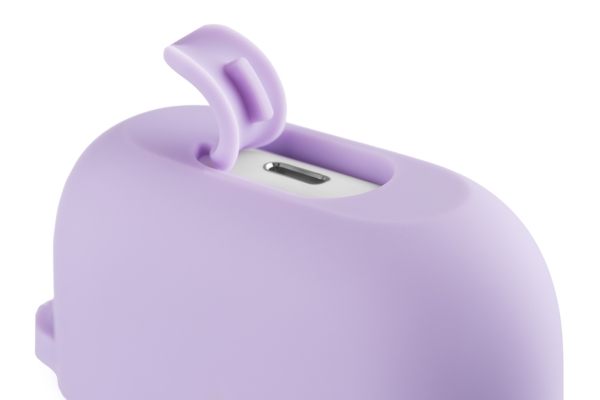 2Е earphone case for Apple AirPods Pro, Pure Color Silicone (2.5mm), Light purple