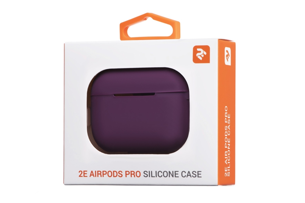 Чехол 2Е для наушников Apple AirPods Pro, Pure Color Silicone (2.5mm), Marsala