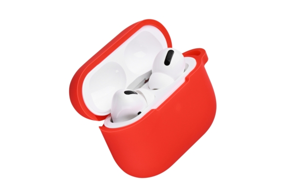 Чохол 2Е для навушників Apple AirPods Pro, Pure Color Silicone (2.5mm), Red