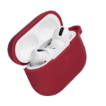 Чехол 2Е для наушников Apple AirPods Pro, Pure Color Silicone (2.5mm), Cherry red