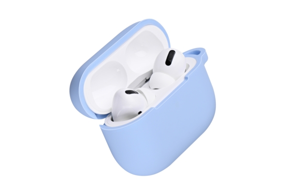 2Е earphone case for Apple AirPods Pro, Pure Color Silicone (2.5mm), Sky blue