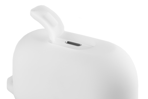 2Е earphone case for Apple AirPods Pro, Pure Color Silicone (2.5mm), White
