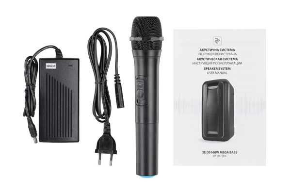 Акустическая система 2E DS160W Mega Bass Black
