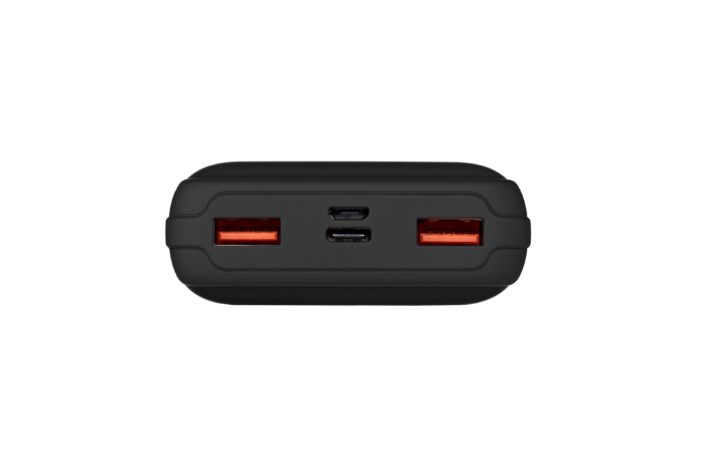 2E Портативний зарядний пристрій Power Bank 20000mAh, DC 5V, PD, QC3.0-2USB, MicroUSB, Type-C, black