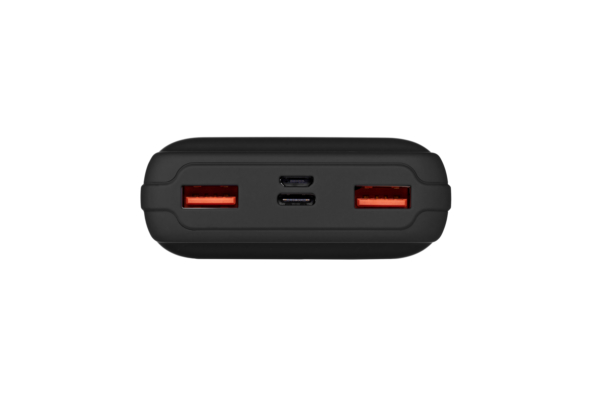 2E Портативний зарядний пристрій Power Bank 20000mAh, DC 5V, PD, QC3.0-2USB, MicroUSB, Type-C, black