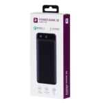 2E Портативний зарядний пристрій Power Bank 20000mAh, DC 5V, PD, QC3.0-2USB, MicroUSB, Type-C, black