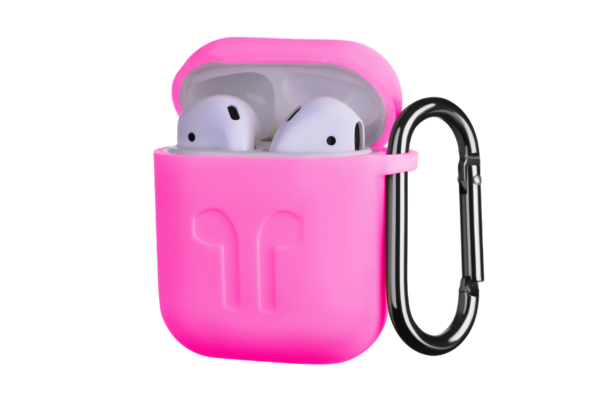 Чехол 2Е для Apple AirPods, Pure Color Silicone Imprint (1.5mm), Fuchsia