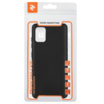 2Е Basic Case for Samsung Galaxy A51 (A515), Soft feeling, Black