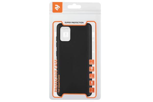 2Е Basic Case for Samsung Galaxy A51 (A515), Soft feeling, Black