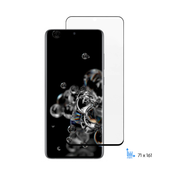 Защитное стекло 2E для Samsung Galaxy S20 Ultra, 3D EG, black border