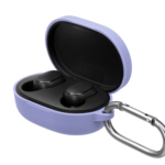 2E earphone case for Xiaomi AirDots, Pure Color Silicone (1.5mm), Lavender