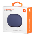 2E earphone case for Xiaomi AirDots, Pure Color Silicone (1.5mm), Lavender