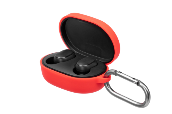 Чехол 2Е для Xiaomi AirDots, Pure Color Silicone (1.5mm), Red