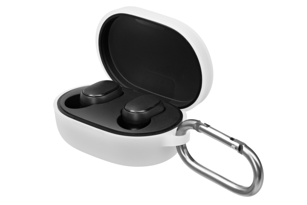 Чехол 2Е для Xiaomi AirDots, Pure Color Silicone (1.5mm), White