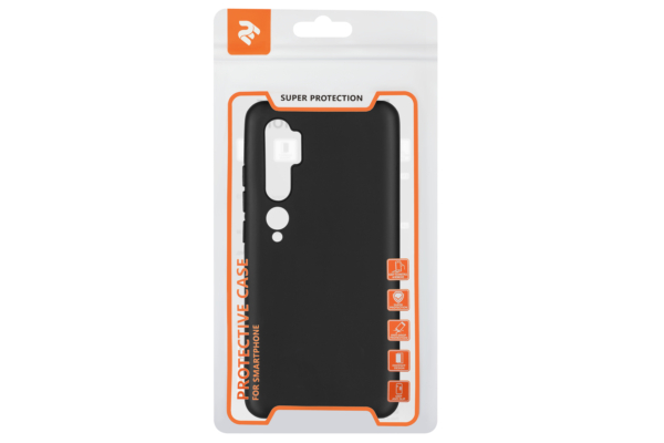 Чехол 2Е Basic для Xiaomi Mi Note 10, Soft feeling, Black