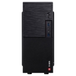 2E Корпус ALFA (E190) MidT,2xUSB3.0,сталь(бічна панель), без БЖ,чорний