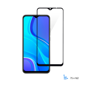 Protective glass 2E Basic for Xiaomi Redmi 9, 2.5D FCFG, black border