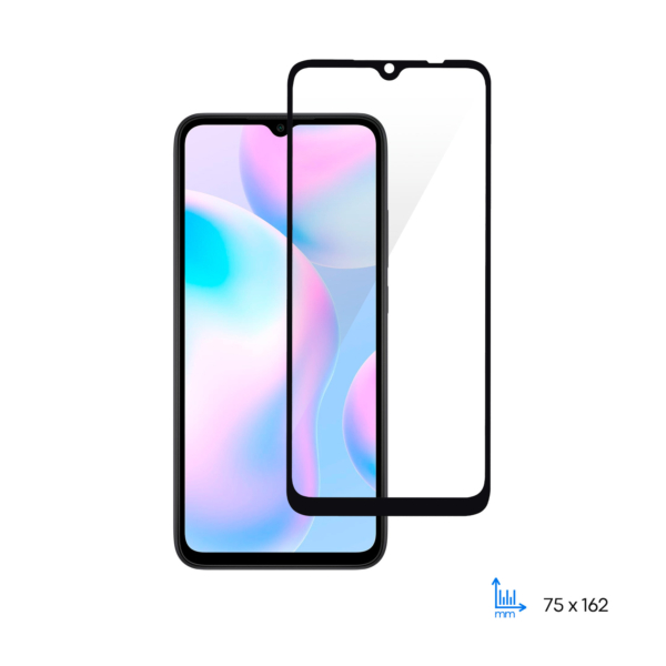 Защитное стекло 2E Basic для Xiaomi Redmi 9A, 2.5D FCFG, black border
