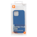 Чехол 2Е для Apple iPhone 12 (5.4″), Liquid Silicone, Cobalt Blue