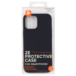 Чехол 2Е для Apple iPhone 12 (6.1″), Liquid Silicone, Black